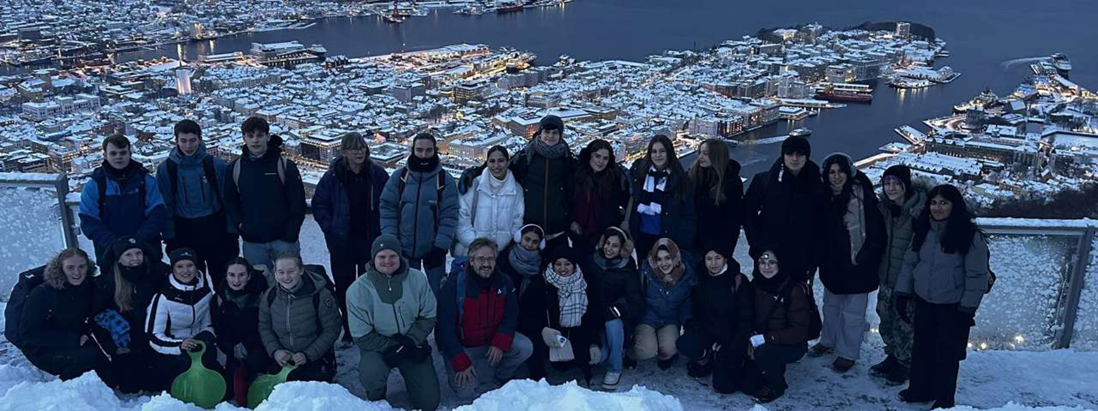 Elevbesøk frå Tyskland